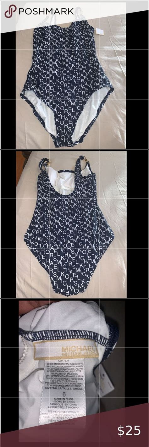 michael kors black white swimsuit|Michael Kors swimsuit size chart.